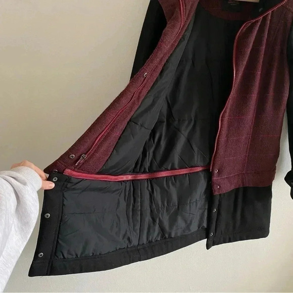 prAna Womens Medium Caprise Insulated Jacket Redberry Sz Small - Picture 6 of 10